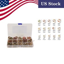 M6-22 Spring Hose Clamps Kit 115 Pcs For Fuel Water Line Air Tube