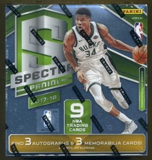 2017-18 PANINI SPECTRA BASKETBALL 1 HOBBY BOX FACTORY SEALED / From San Diego