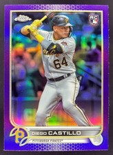 2022 Topps Chrome Update Diego Castillo Purple Refractor #USC27 RC Pirates