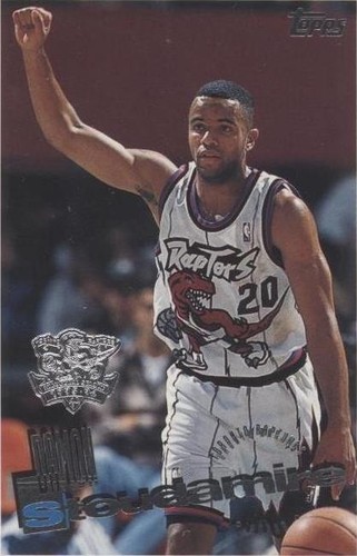Vintage 1990s Toronto Raptors NBA Damon Stoudamire Signed 30  display picture 1