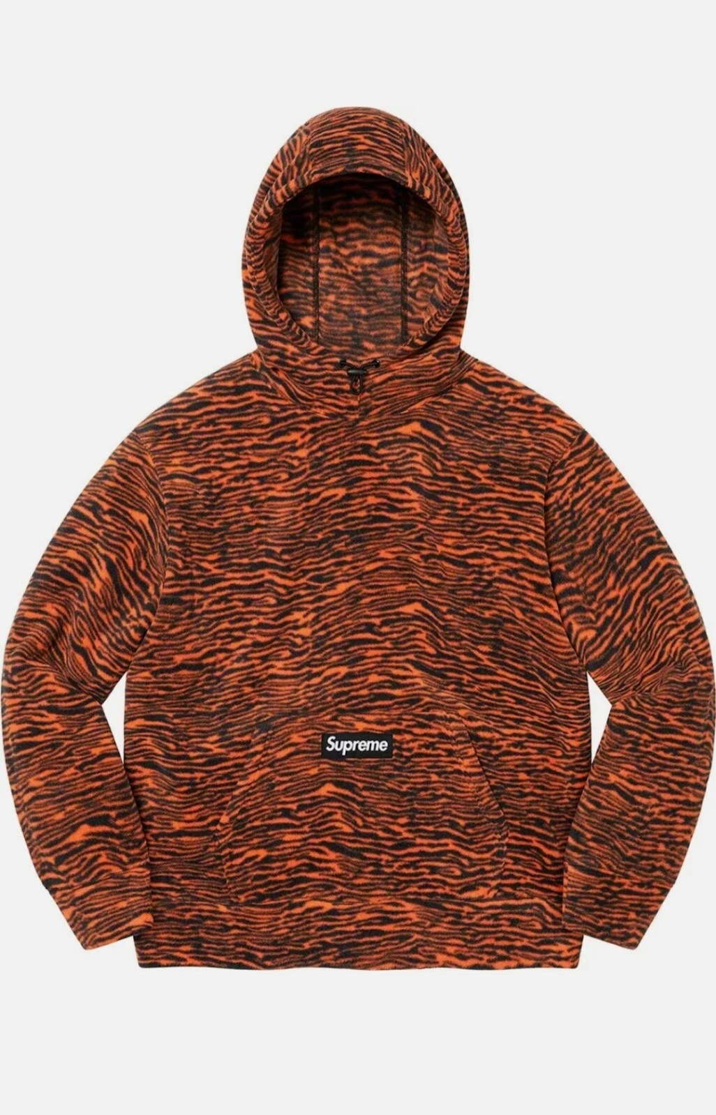 Supreme Polartec Hooded Sweatshirt Black XL FW21