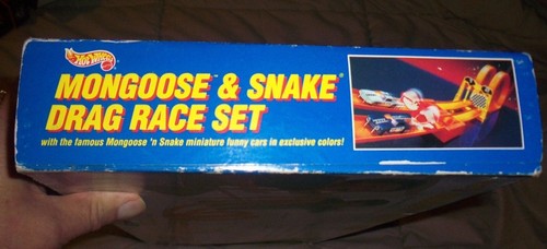 1993 Vintage Hot Wheels Mongoose & Snake Drag Race Set Brand New - Picture 10 of 12