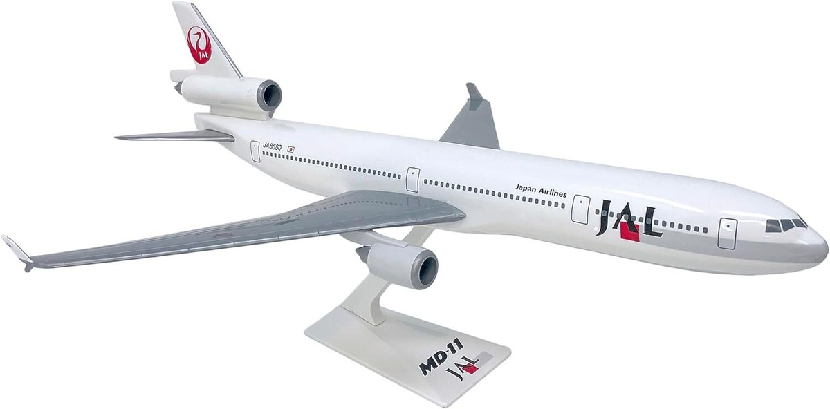 JAL マクドネル・ダグラスMD11 1/200 飛行機模型 Flight Miniatures JAL Japan Airlines MD-11 Desk Display 1