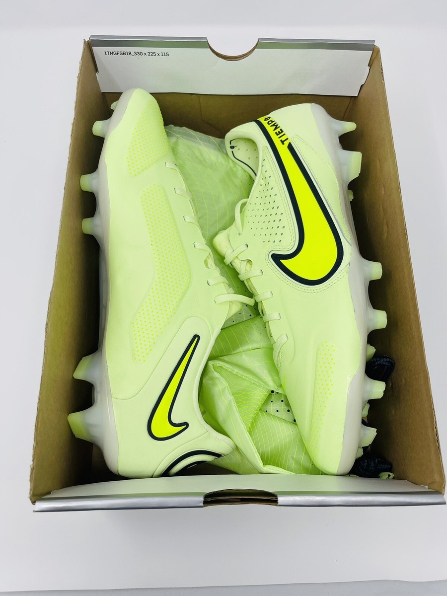 Size 12 Nike Tiempo Legend 9 Elite FG Barely Volt Green Mens