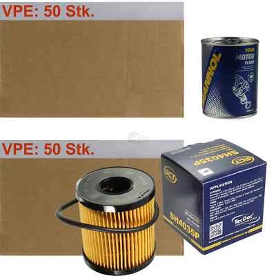 50x Original SCT Filtre À Huile SH 4035 P + 50x SCT Nettoyage Moteur - Photo 1/4