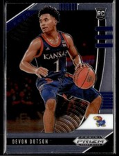 2020 Panini Prizm Draft Picks Devon Dotson RC #32 Kansas Jayhawks
