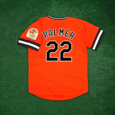 Jim Palmer Baltimore Orioles 1984 Cooperstown Orange 30th Anniv. Men's Jersey