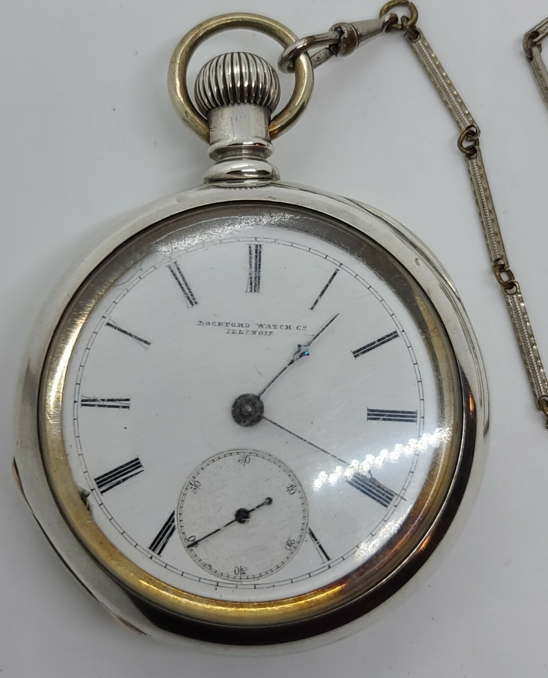 Rockford Watch Co. Grade 15 Jewels Pocket Watch image 2