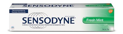 Sensodyne Sensitive Toothpaste Fresh Mint - 70 gm  [Pack of 2]