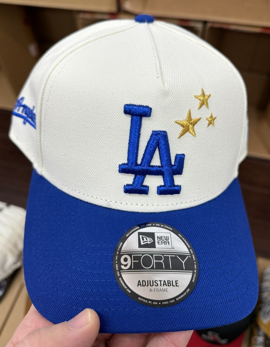 New Era Los Angeles Dodgers SnapBack Hat 59Forty A Frame Gold