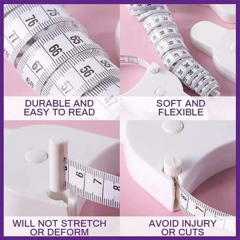 150CM Automatic Telescopic Tape Measure Body Waist Chest Arms Legs Measure Tape - Image 3 of 4