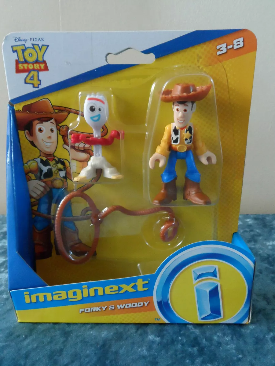 Fisher Price Forky and Woody Toy Story 4 Disney Pixar Imaginext