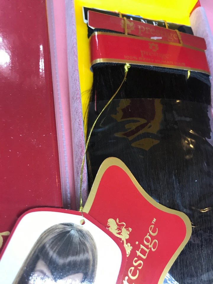 Janet_Collection Prestige Virgin_Remy_100%_Human_Hair_16"_ #1B - Изображение 3 из 4