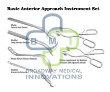 Orthopedic Basic Anterior Approach Instrument Set of 7 pcs