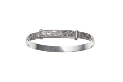 claddagh baby bangle