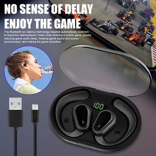 NEW TWS Bluetooth 5.3 Headsets Wireless Earphones Stereo Outdoor Sport Headphone - Picture 8 of 16