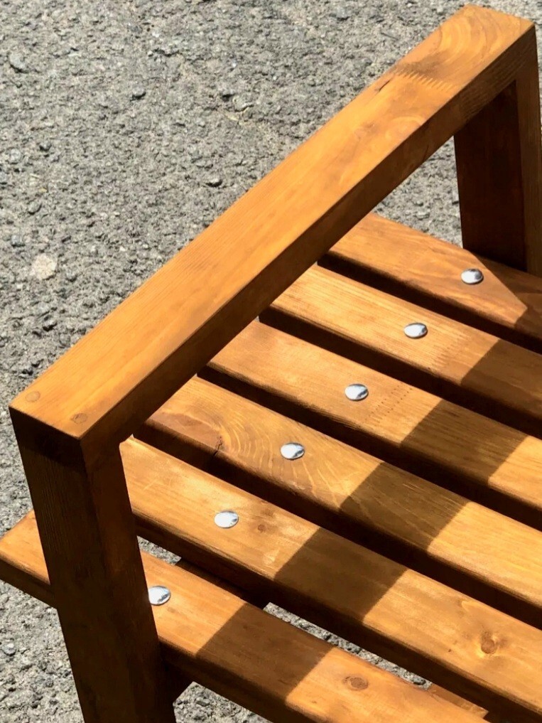 Handmade Wooden Garden Bench eBay