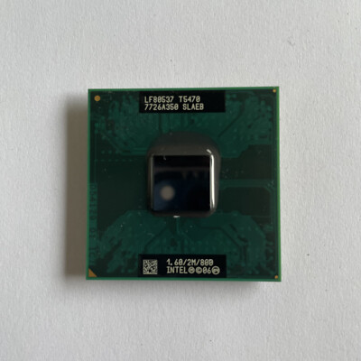 Intel Core 2 Duo T5470 1.6 GHz CPU 2MB Cache 800 MHz Socket P Processor SLAEB