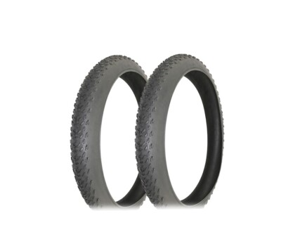 ALTALINE Bicycle Tire 27.5''x 3.00'' All Black Small Knobby (2)Tires Bike MTB ROAD
