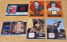 6 Card Jacqueline Kennedy/Charlton Heston/Liza Minelli/Reece/Morgan/Roscoe Relic