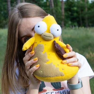 Pupa Plush Solar Opposites Plush, Pupa Handmade Soft Toy