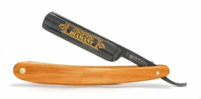 DOVO Diamant Straight Razor Olivewood Handle Black Blade 5/8''