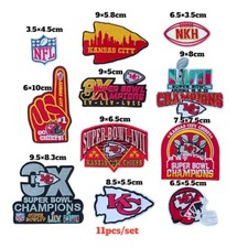 NFL Kansas City Chiefs Logo Patch sport Embroidery ,Iron ,Sewing on Fabric