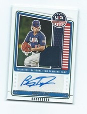 2023 Panini USA Stars & Stripes-Brady Tygart  Autograph/Jersey-Boston Red Sox
