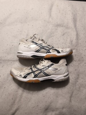 Asics Gel-Rocket 6 B207N White Sneakers Men's Size 8.5 Gorpcore