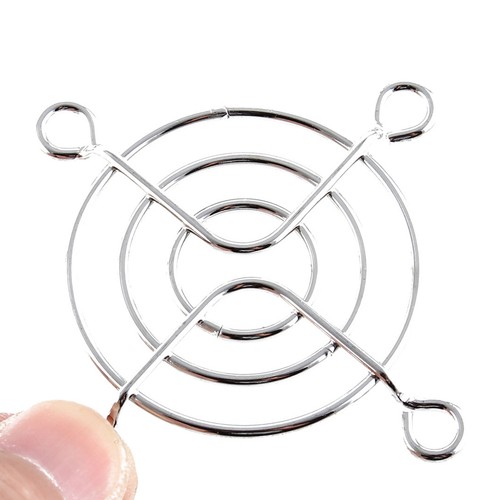 5pcs Silver Fan Grill Metal Grill Protector Finger Guard for 50mm Case Fan - Photo 3/6