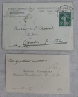 Autograph card signed LOUIS PASQUET (1867-1931) political PDT council BDR