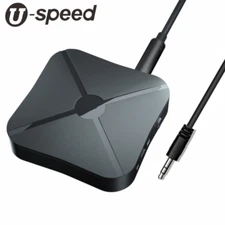 2 in 1 Bluetooth Transmitter Receiver Wireless Stereo Adapter for TV Car Audio