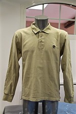 Timberland Nice Sweater Camel Buttoned Collar Size L/G Excellent Condition