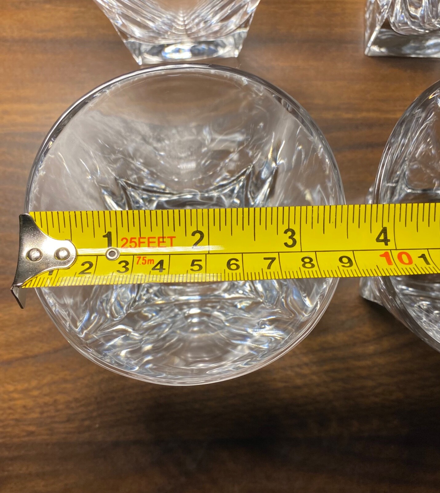 6 Royal Crystal Rock RCR Fusion Ultraclear Crystal Old Fashioned Whiskey Glasses