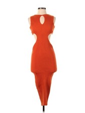 Sexy Sweater Orange Bodycon Dress