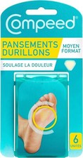 Image of Compeed Callus Plasters, 6 Hydrocolloid Plasters, Foot Treatment, Fast Natural