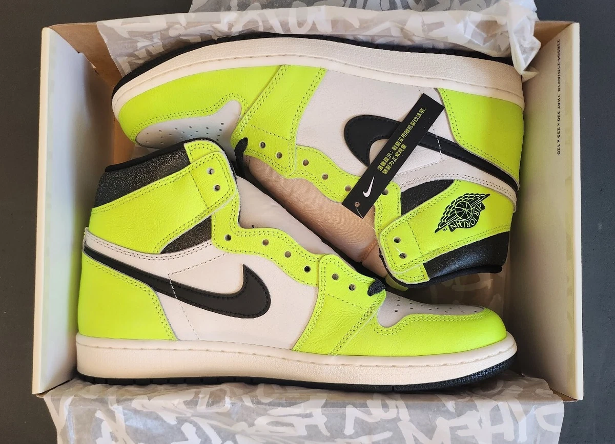 Nike Air Jordan 1 Retro High OG Volt Visionaire UK11 US12 EU46