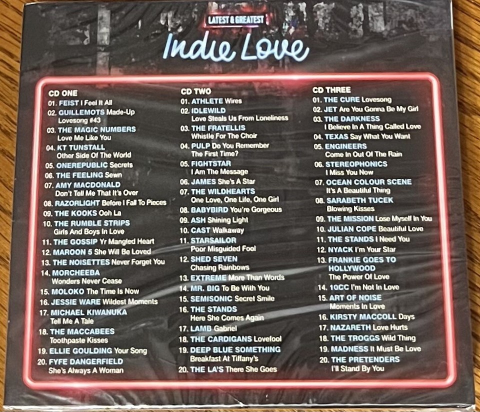 VARIOUS ARTISTS LATEST GREATEST INDIE LOVE BRAND NEW 2015 UK3CD various-artists-latest-greatest-indie-love-brand-new-2015-uk3cd