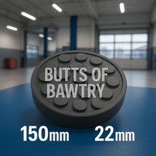 2 Post Rubber Lift Pad Bradbury 150 x 22mm PAD0049 High Quality Workshop Pads