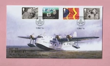 G.B. Buckingham cover, The first regular transatlantic air service 2014
