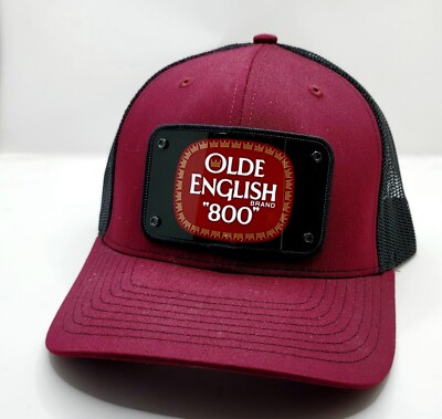 Olde English Hat ,Metal Patch,Curvebill,Trucker,Snapback