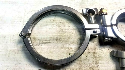 5 Pcs. STAINLESS TRI Clover Hose CLAMP SANITARY High Pressure 1-1/2" 2" 4" y522 - Picture 3 of 6