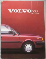 1984-85 Volvo 360 Saloons Brochure