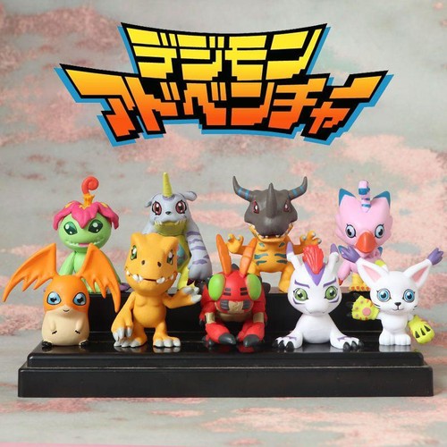 9PCS Digimon Adventure PVC Figures Set Anime Model Toys Birthday Xmas ...