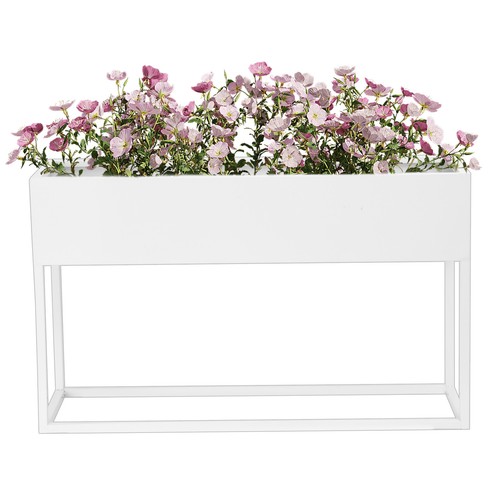 Large Planter Pots Heavy Metal Garden Raised Bed Bonsai Pot Flower Planting Box - Picture 6 of 7