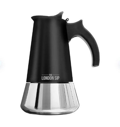 The London Sip Espresso Maker & Coffee Spoon Bundle. Black Matte - 第 2/4 張圖片