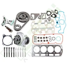 For 99-2003 Chevrolet S10 2.2L Water Pump And Timing Chain Kit Head Gasket Set