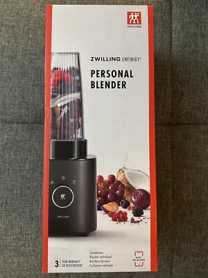ZWILLING Enfinigy Personal Blender Black- BRAND NEW