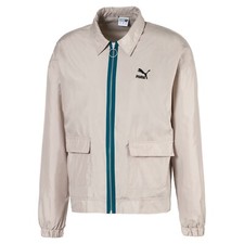 Image of PUMA Lightweight Woven Men's Jacket Dove Grey Sz Medium BNWT Never Worn