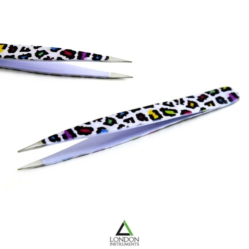 Pinzas para depilación de cejas pinzas pestañas pelos pinzas punta inclinada nuevas - Imagen 6 de 16